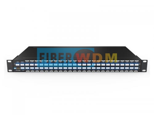 100Hz 48CH Dual-Fiber Bidirectional C17-C64 DWDM WDM Mux/Demux