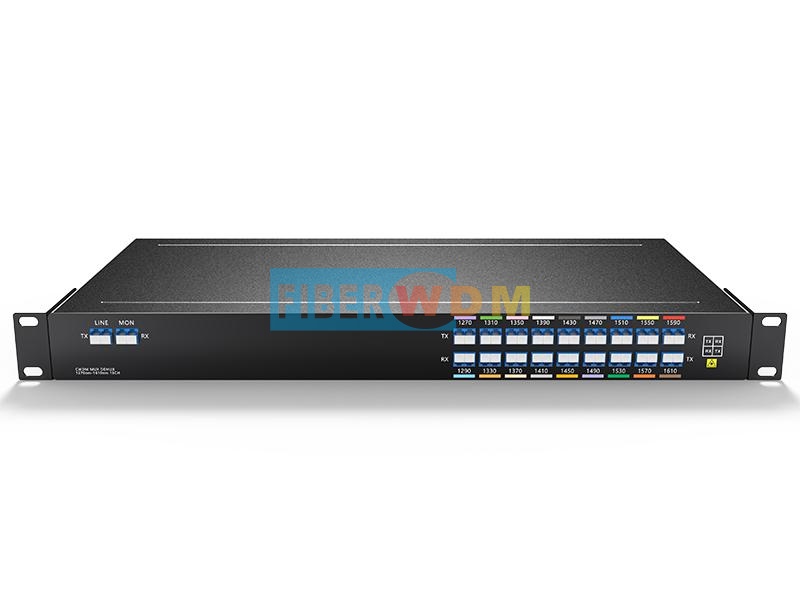 18CH Dual-Fiber Bidirectional CWDM WithMonitor Port WDM Mux/Demux