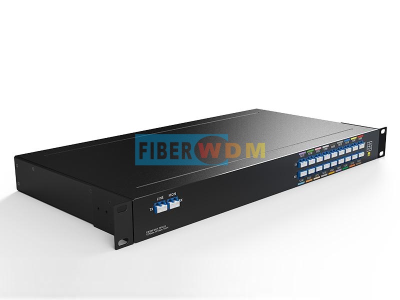 18CH Dual-Fiber Bidirectional CWDM WithMonitor Port WDM Mux/Demux
