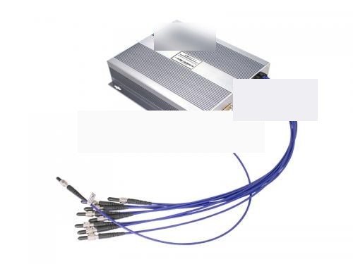 1X8 400-2500nm 600um Mechanical Optical Switch 0.5m fiber, SMA905 connectors
