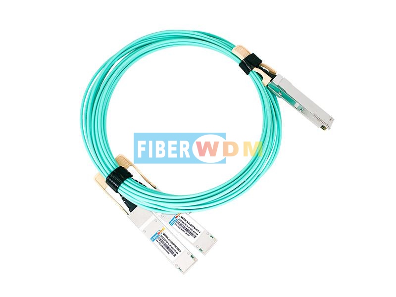 200G QSFP56 SR4 to 2xQSFP28 SR2 AOC Transceiver