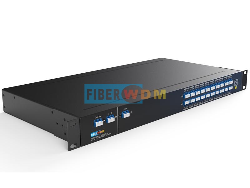 20CH (40 waves) Single-Fiber Bidirectional DWDM With Red/Blue Band WDM Mux/Demux