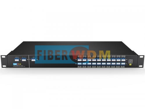 20CH (40Wave) Single-Fiber Bidirectional DWDM With Red/Blue Band WDM Mux/Demux
