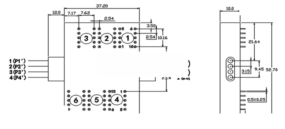 2x4 Mechanical Optical Switch