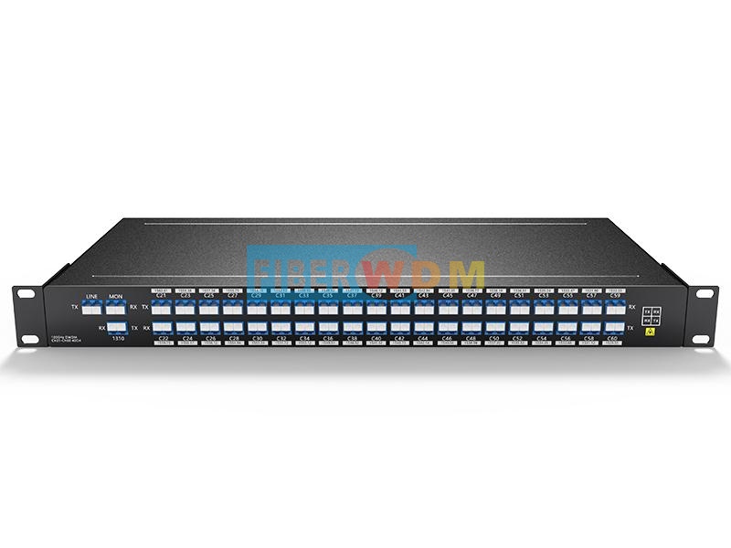 40CH Dual-Fiber Bidirectional C21-C60 DWDM WDM Mux/Demux
