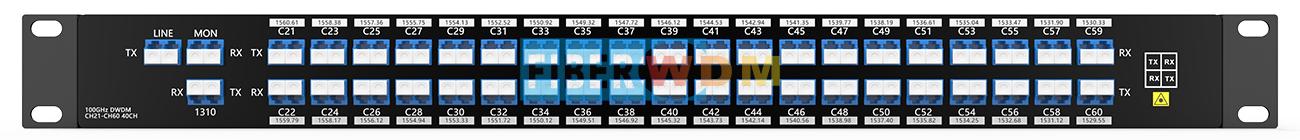 40CH DWDM MUX DEMUX 40CH DWDM MUX DEMUX
