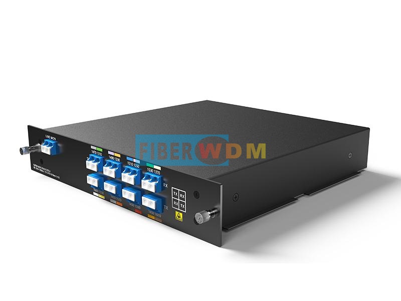 8CH (16 waves) Single-Fiber Bidirectional CWDM WithMonitor Port LGX Box Module