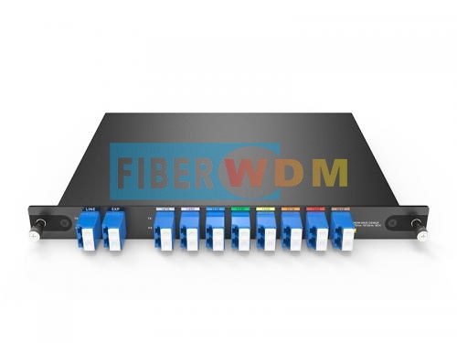 8CH Dual-Fiber Bidirectional 1470-1610nm CWDM WDM Mux/Demux LGX Box Module