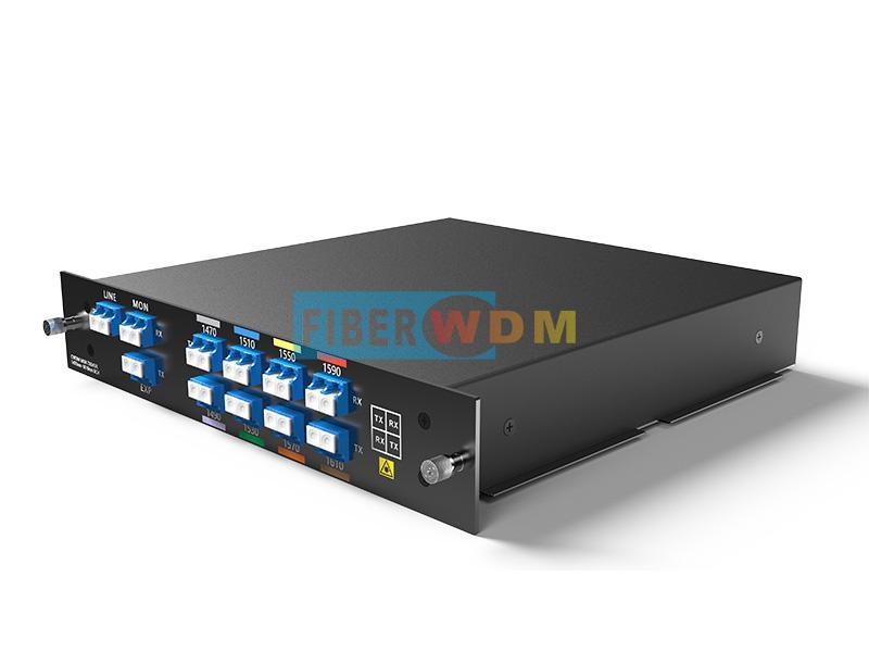 8CH Dual-Fiber Bidirectional 1470nm~1610nm CWDM With Monitor Port LGX Box Module