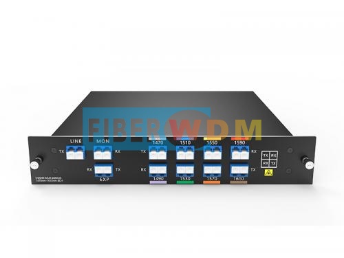 8CH Dual-Fiber Bidirectional 1470nm~1610nm CWDM With Monitor Port LGX Box Module