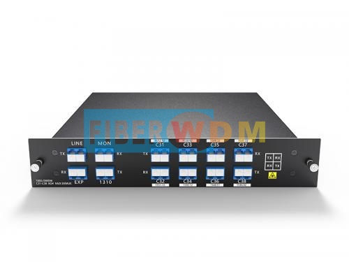 8CH Dual-Fiber Bidirectional C31-C38 DWDM WDM Mux/Demux LGX Box Module