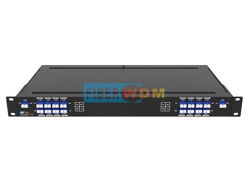 8CH Dual-Fiber Bidirectional C40-C47 DWDM OADM WDM Mux/Demux