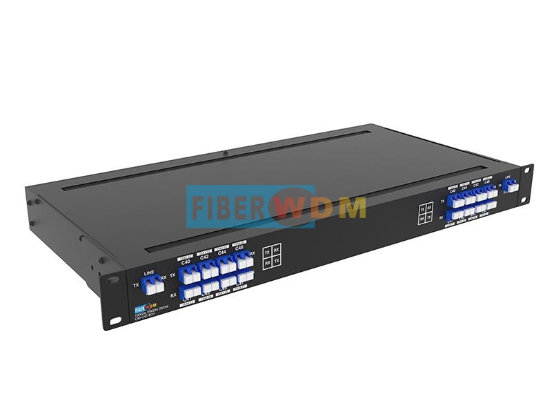 8CH Dual-Fiber Bidirectional C40-C47 DWDM OADM WDM Mux/Demux