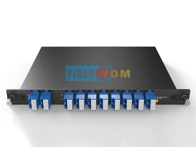 8CH Dual-Fiber Bidirectional C53-C60 DWDM WDM Mux/Demux LGX Box Module