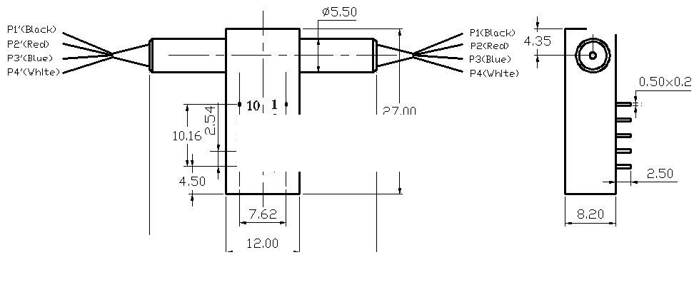 Dual 2x2 Bypass Mechanical Optical Switch