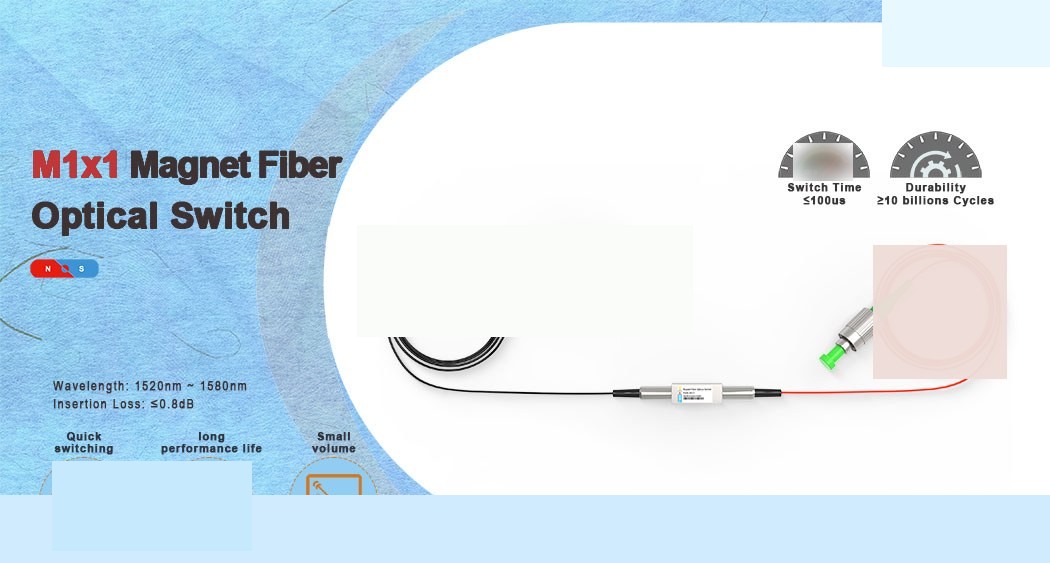 M1x1 Magnet Fiber Optical Switch