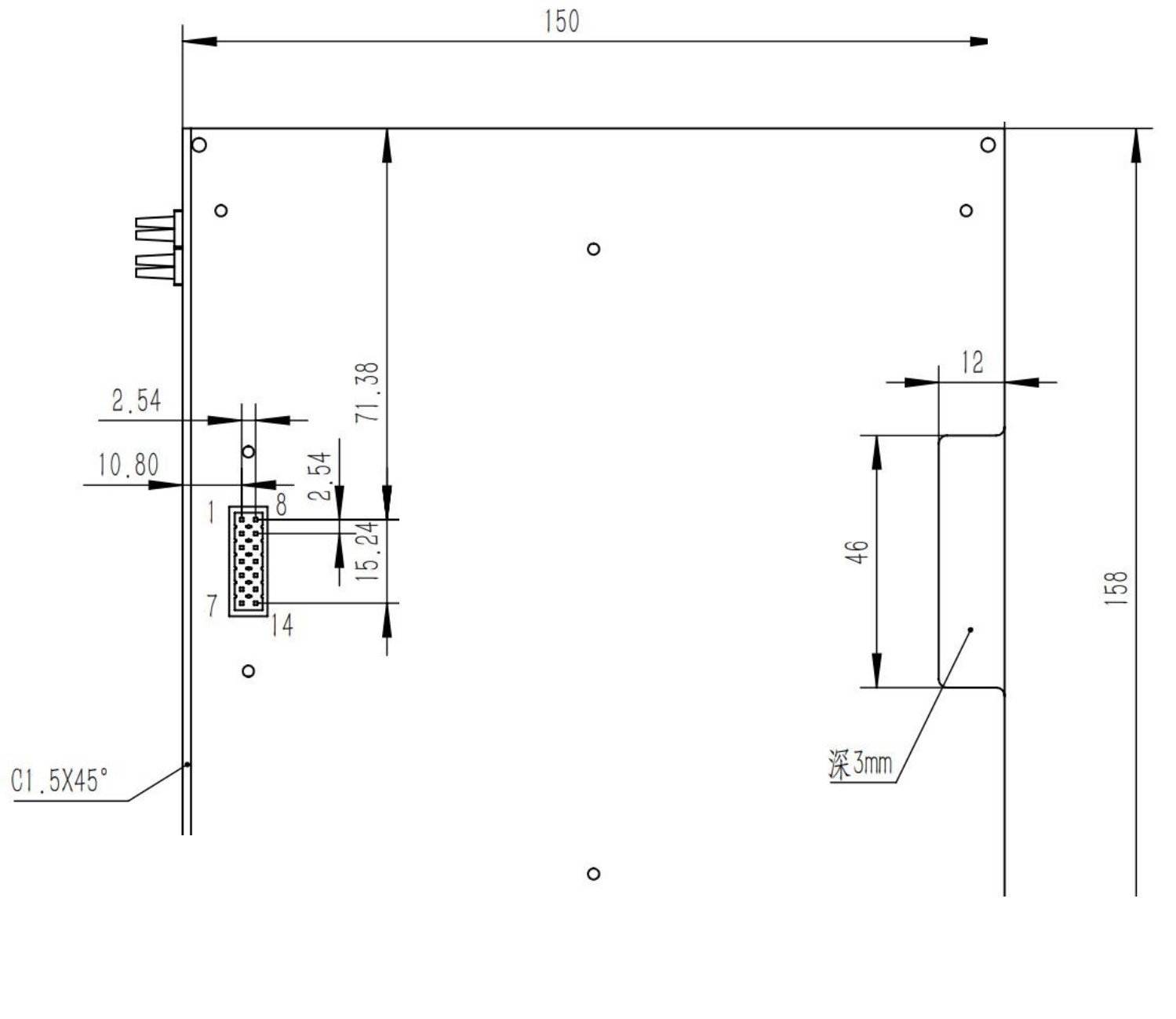 PM (Polarization-maintaining) 1X12 MEMS Fiber Optical Switch 1550nm 0.9MM 0.5M PM Fiber FC/APC 158x150x29nm Module