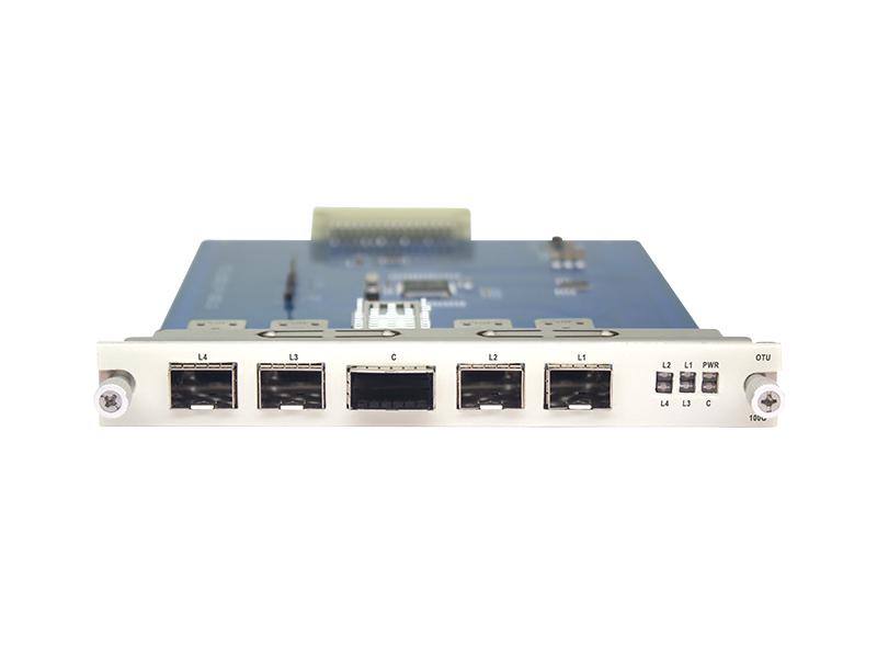 QSFP28 100G to4X25G SFP28 OTU Service Card