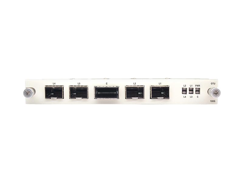 QSFP28 100G to4X25G SFP28 OTU Service Card
