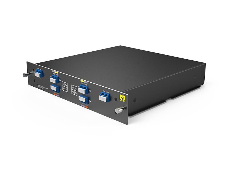 Single Fiber 2CH 4waves1470-1530nm CWDM OADM, WEST AND EAST, LC/UPC, FMU Plug-in Module, and 2 Slots 1U Rack