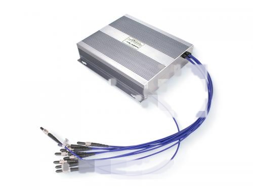 1X8 900-1700nm 600um Mechanical Optical Switch 0.5m fiber, SMA905 connectors