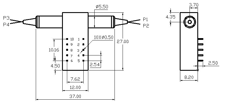 2x2 Bypass Mechanical Optical Switch